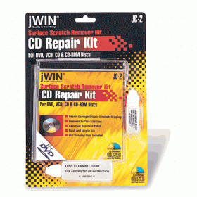 JWIN CD Repair Kit CD, CD Rom DVD & VCD